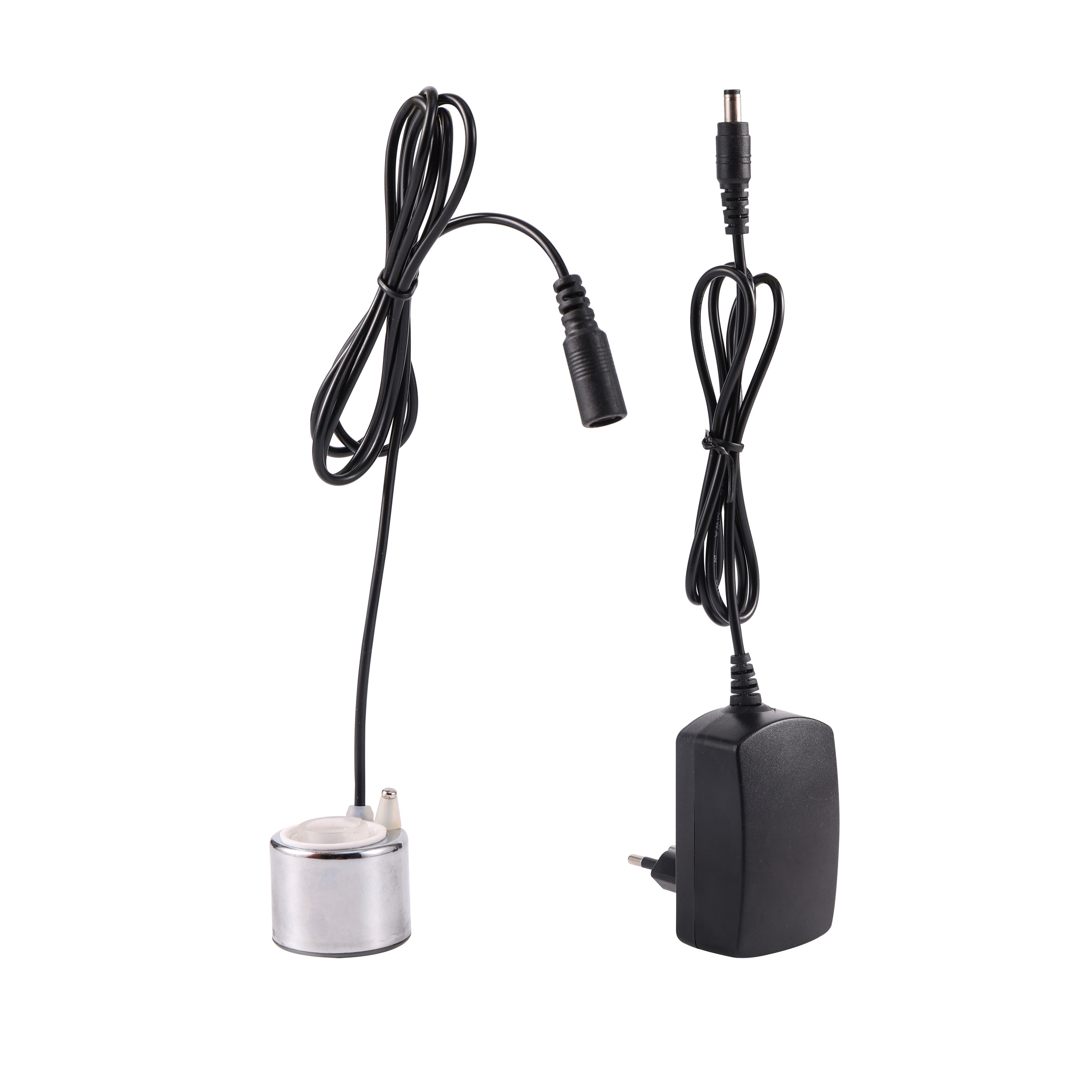Mini umidificador ultrassônico 24v, gerador de névoa, nebulizador, fonte de água, tanque de peixes, lago, atomizador, cabeça, umidificador de ar e plugue