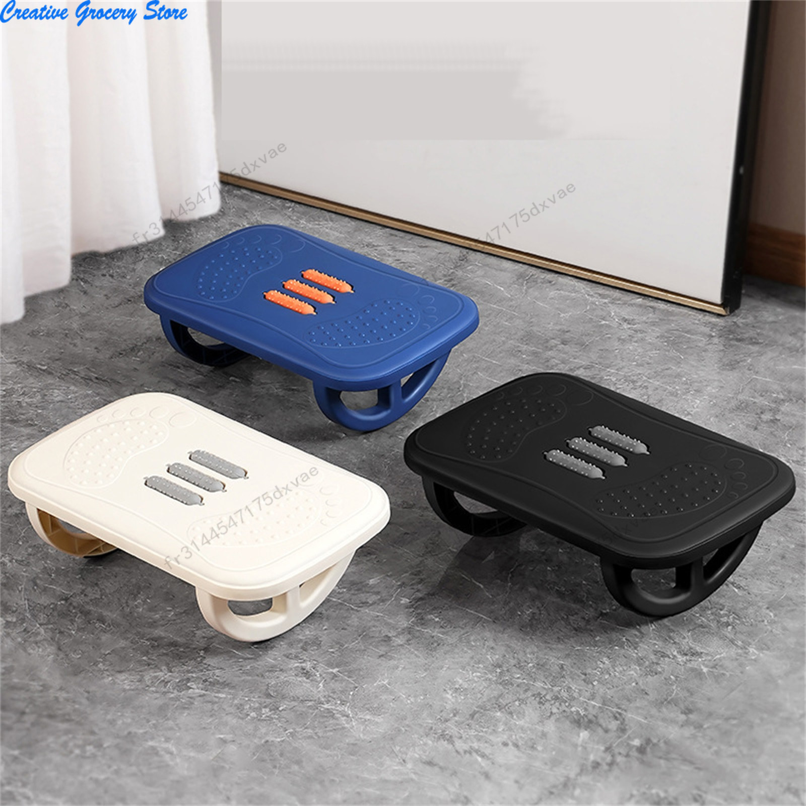 Schommelende voetensteun voor onder het bureau Ergonomische bureaupootsteun Rocker Balance Board Comfortabele voetenbank voor bureau thuiskantoor