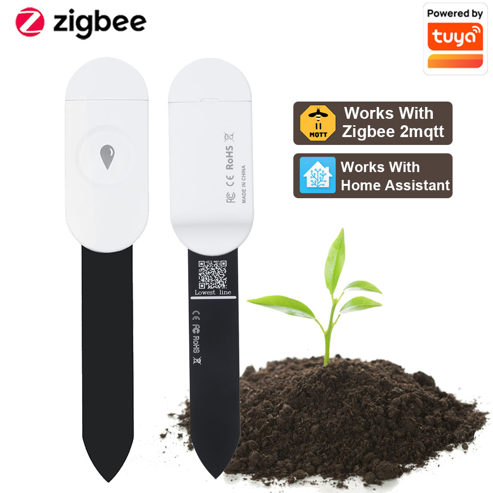 Tuya Zigbee 温度湿度水分検出器スマート土壌テスター水分センサー電話アプリリアルタイムモニター家庭菜園用