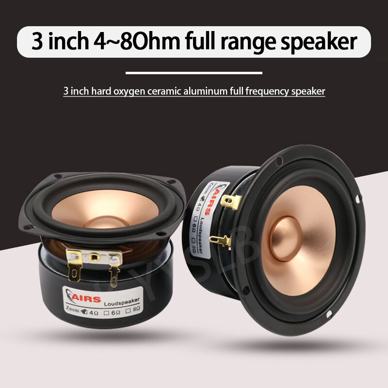 30 W 3 Zoll Lautsprecher Treiber Einheit Volle Frequenz Lautsprecher Fieber HIFI Metall Keramik Aluminium Becken Home Audio Verstärker lautsprecher