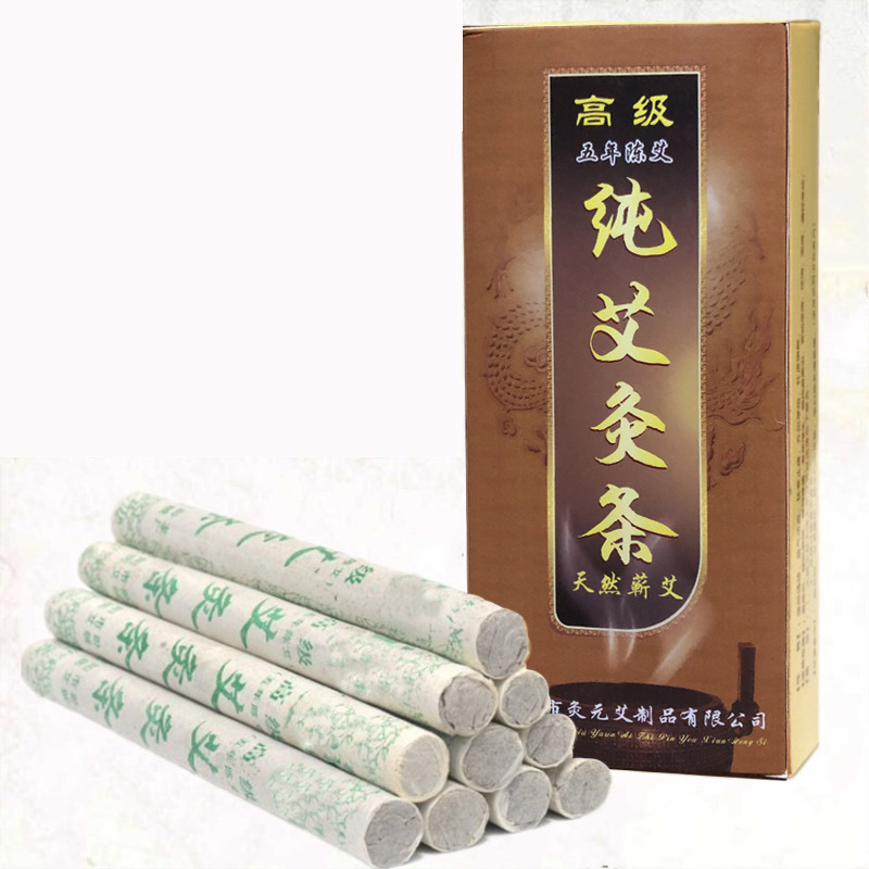 Rollos de Moxa de ajenjo puro, terapia tradicional de Moxa, jerbas medicinales chinas, palo de moxibustión, masaje meridiano cálido, cuidado de la salud