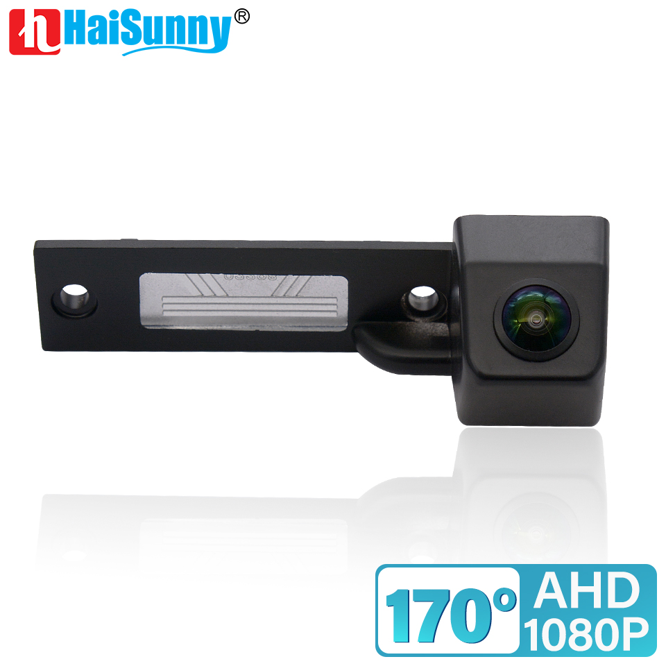 HaiSunny 170 °   Telecamera posteriore posteriore 1080P HD AHD per VW Transporter T5 T30 Caddy Passat B5 Touran Jetta GOLF PLUS Auto di retromarcia
