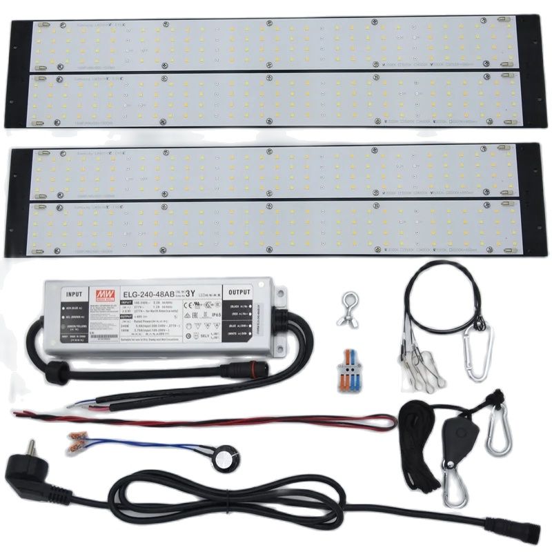 LM30H EVO Led Quantum Bar Samsung Light 200/240W Kit completo con controlador MW 3000-5000K 660nm UV IR lámpara de cultivo plantación interior