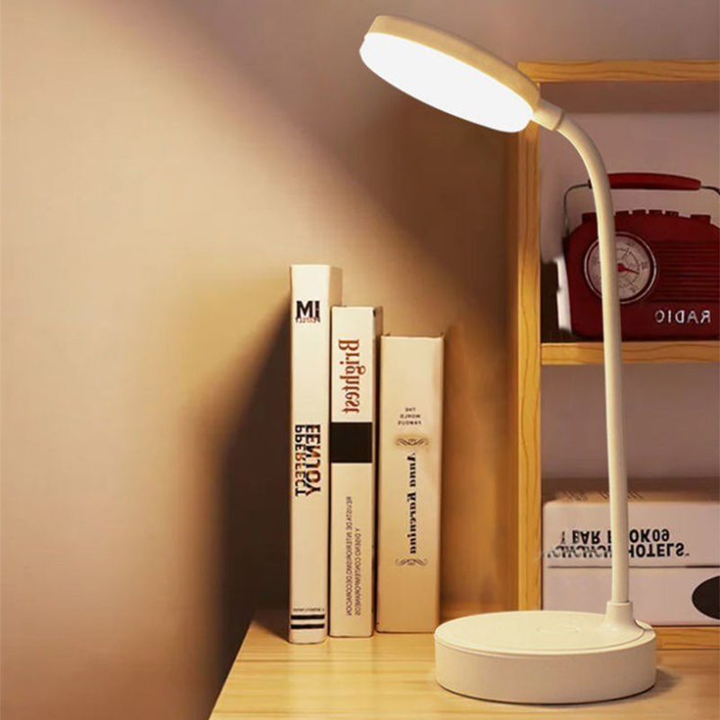 Lâmpada de mesa usb plug recarregável lâmpada cama leitura livro luz da noite led 3 modos escurecimento proteção para os olhos luz lâmpada cabeceira