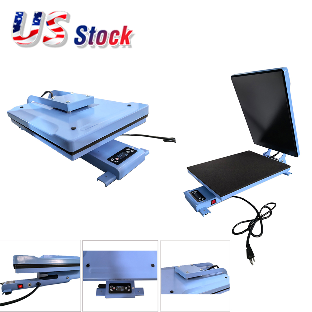 Prezzo di vendita per pressa di calore automatica facile da 16 pollici x 20 pollici / 40 cm x 50 cm per macchine per pressa per trasferimento di federe per magliette Stock USA