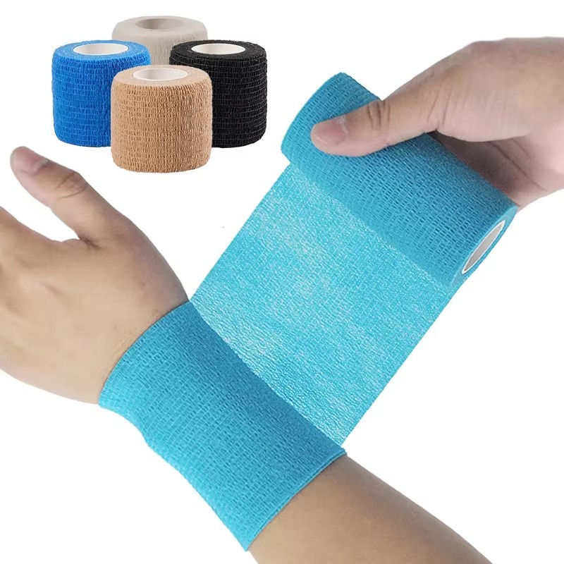 1/6 stücke Bunte Athletische Wrap Band Selbstklebende Elastische Bandage Hansaplast Sport Schutz Knie Finger Knöchel Palm Schulter