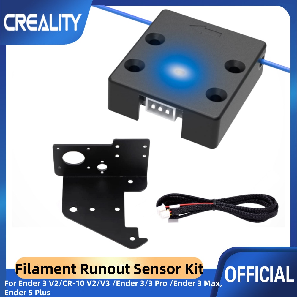 อย่างเป็นทางการ Creality Filament โมดูลตรวจจับเครื่องตรวจจับเซนเซอร์สวิทช์ Run OUT Pause Monitor สําหรับ Ender 3 V2/CR-10 V2/V3 /Ender 3