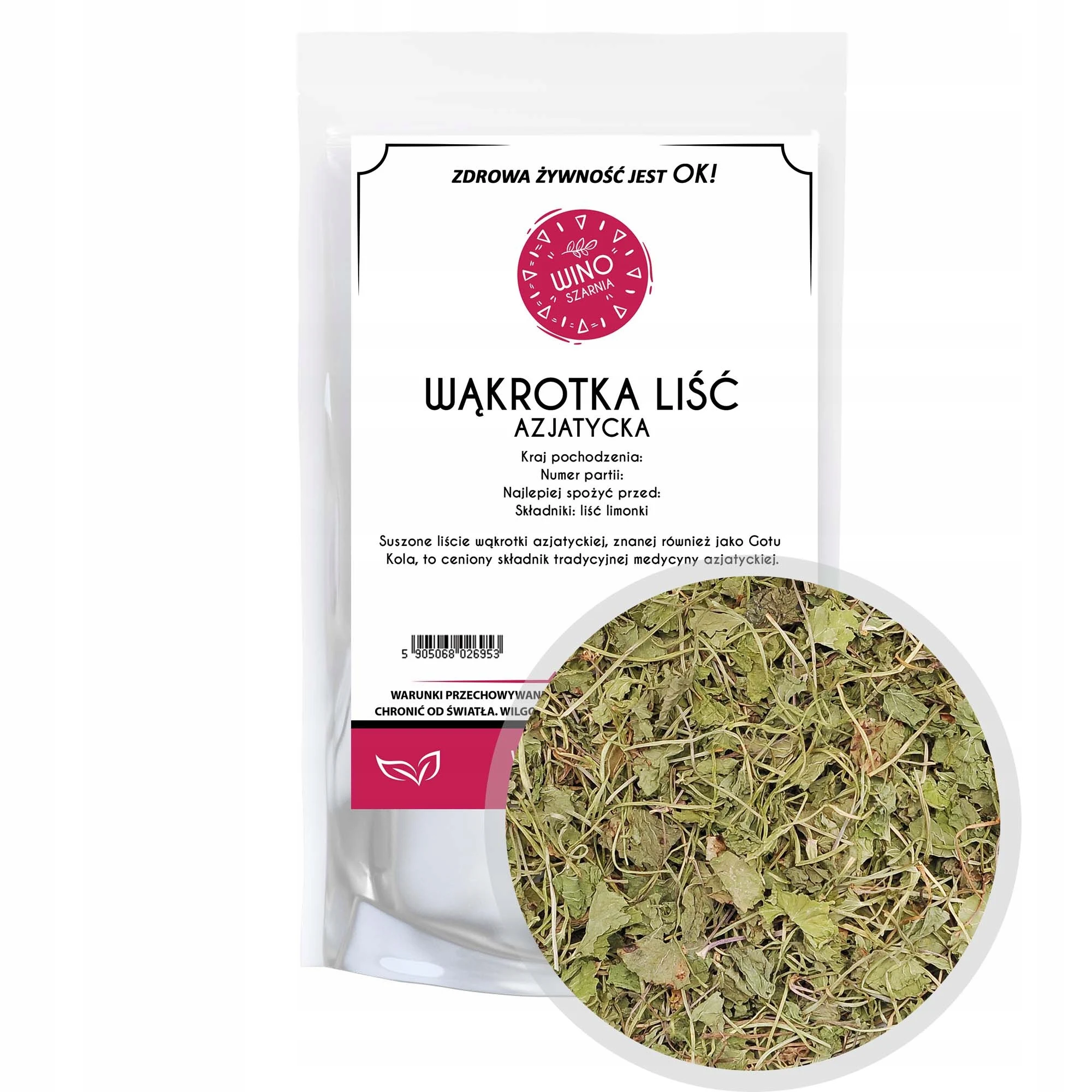 Wetty Asiatische Getrocknete Blätter 50g Centella Asiatica Gotu Kola Kräuter Natürlich