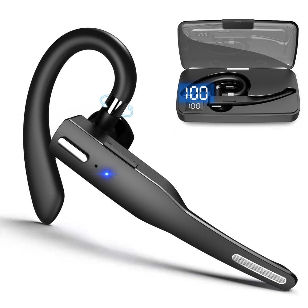 Écouteurs sans fil Bluetooth YYK-525, avec affichage numérique, réduction du bruit, oreillettes Business, mains libres, pour la conduite, 5.1