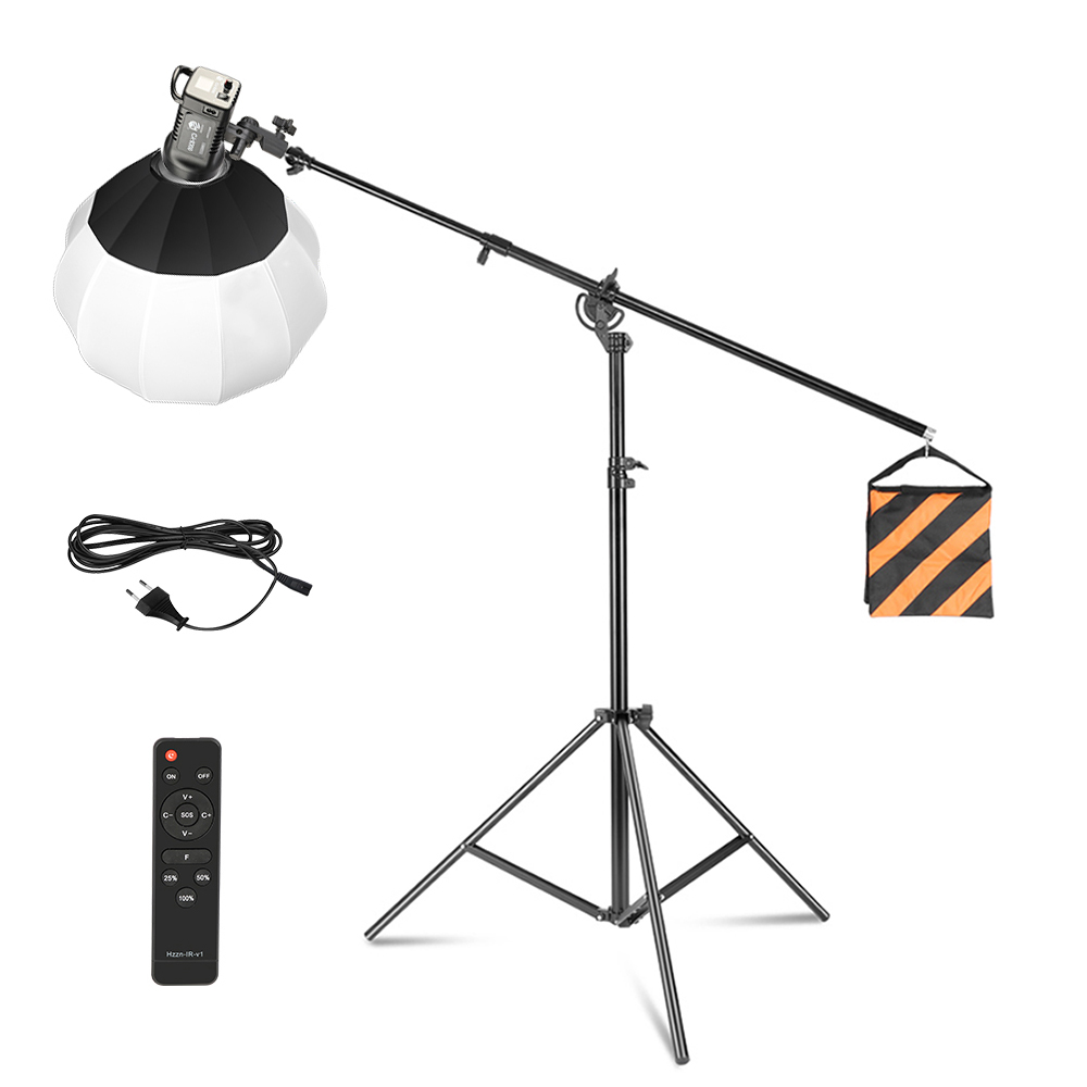 Lichtstandaard Monitor C Stand 4M Microfoon Arm Magic Tv Statief Fotografische Softbox Studio Verlichting Tafel Speaker Softbox