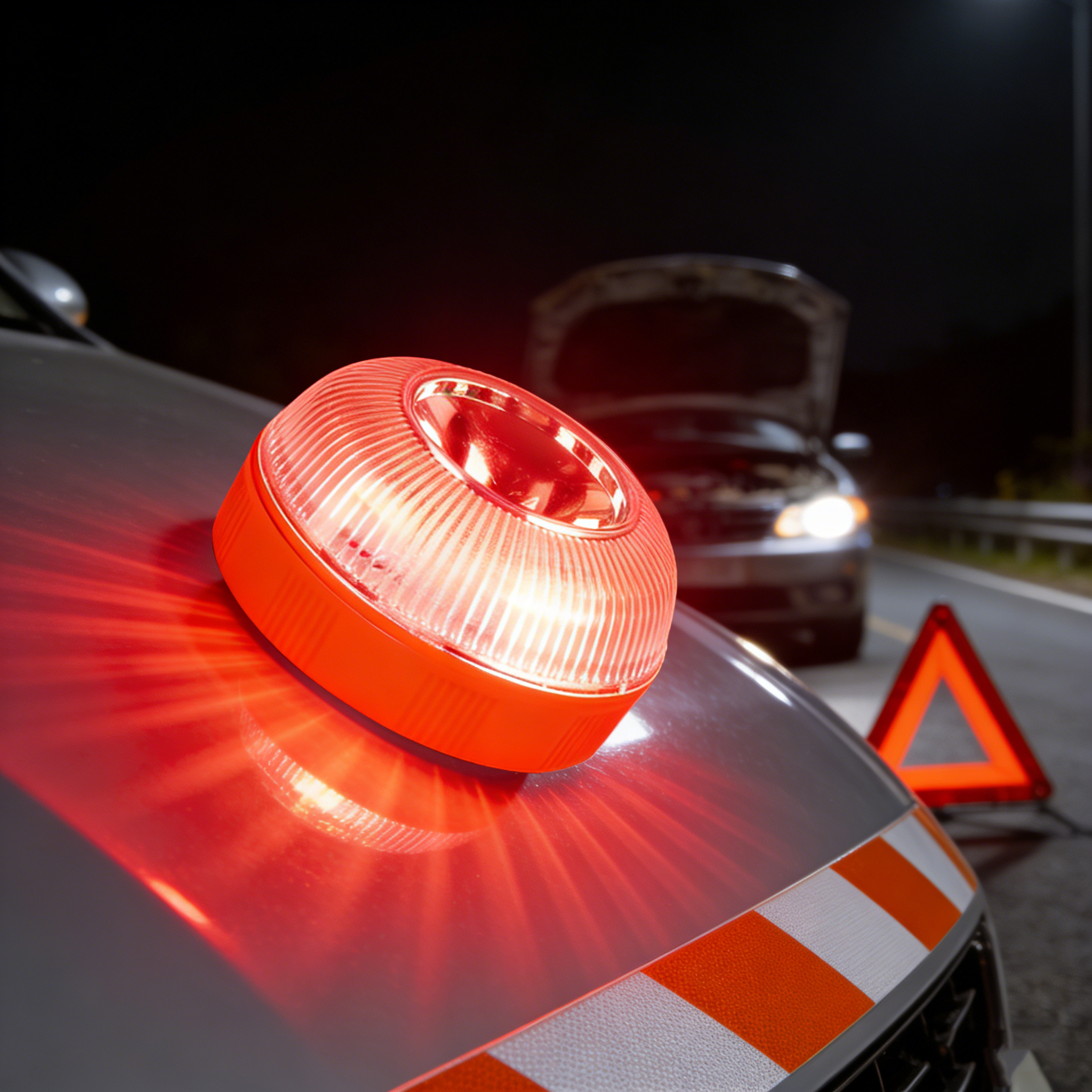 Lumière stroboscopique Led pour voiture, lumière d'urgence Portable, lumière d'accident de route à Induction magnétique, accessoire de sécurité, lumière clignotante
