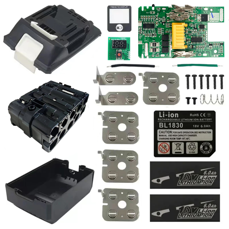 BL1830 Li-Ion Batterie Fall Lade Schutz Platine PCB LED Digital Anzeige Box Für Makita 18V 6,0 Ah Gehäuse Shell