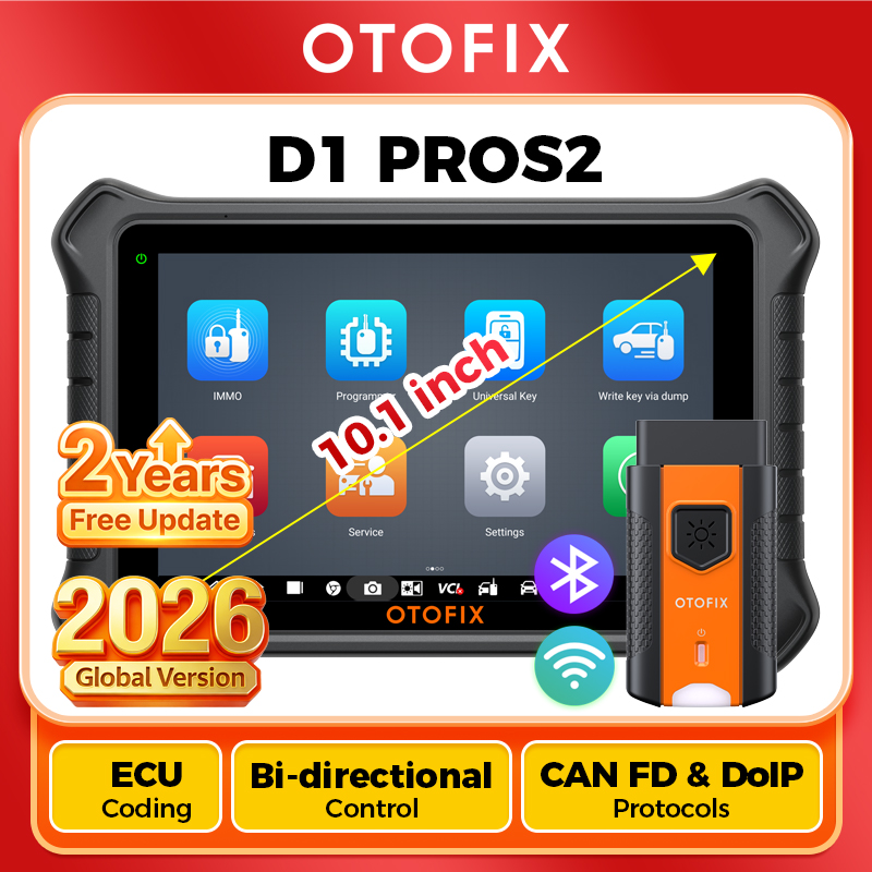 เครื่องสแกนวินิจฉัย OTOFIX D1 PROS2 รองรับการเข้ารหัส ECU การควบคุมแบบสองทิศทาง เครื่องมือวินิจฉัย CANFD DoIP อัปเดต 2 ปี D1 PROS