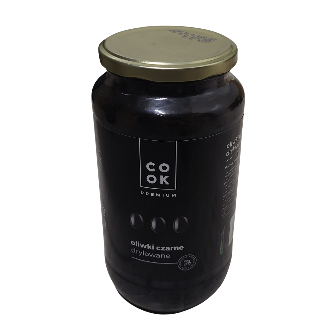 Schwarze Oliven entkernt 935g-Koch Premium