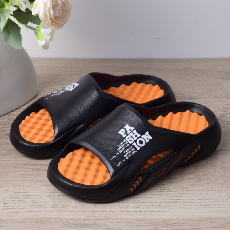2024 New Men Massage Slippers Slides fashion Indoor Outdoor Sandals Beach Casual Shoes Comfortable Sole Men's Slippers Big