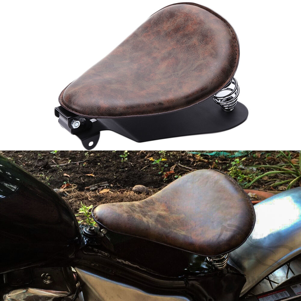 Braket pegas kursi tunggal 3 ", Kit dudukan bantalan duduk untuk Harley Sportster Bobber Chopper kustom