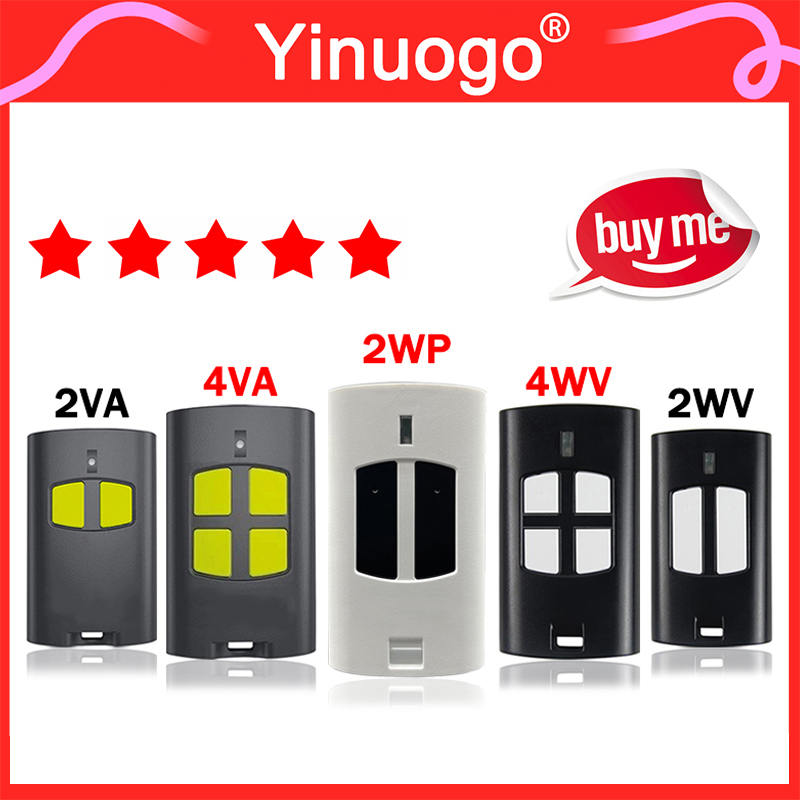 Beninca TO GO 2VA 4VA VA 2WV 4WV WV 2WP 4WP WP Control remoto para puerta de garaje/portón 433,92 MHz transmisor de mano