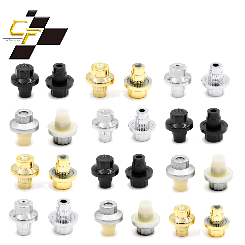 125 ชิ้นล้อรถสําหรับขอบหมวก Lip Bolts ตกแต่งยางเล็บ Studs สกรู Auto จัดแต่งทรงผมอุปกรณ์เสริมภายนอก