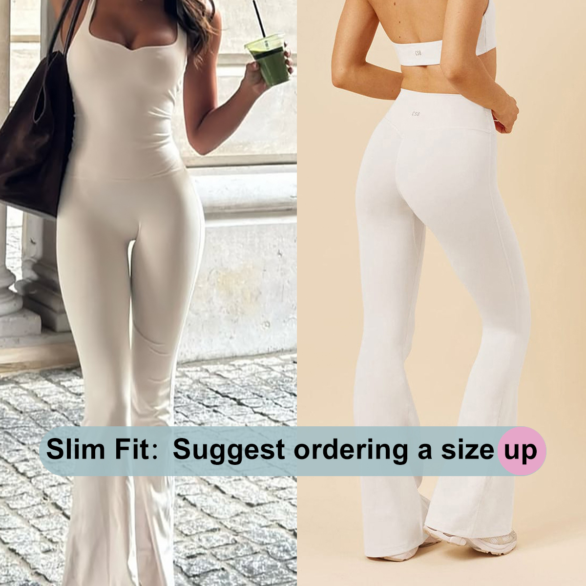 CSB Flare Legging High Waist  Hip Lifting Fitness Elastic Bell Bottom Pants Gym Legging Woman Yoga Pants  Gym Clothing
