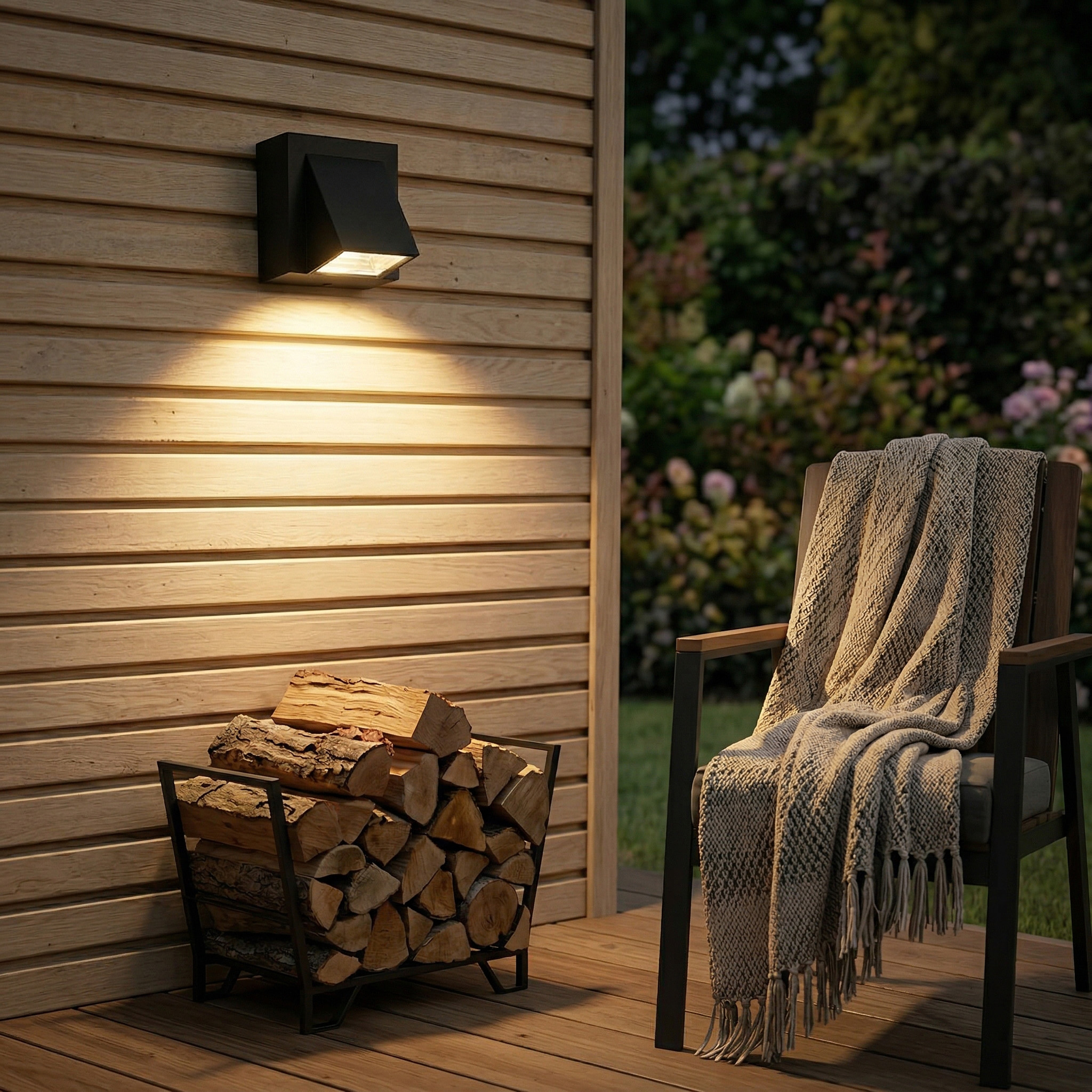 Outdoor LED Wandlamp Waterdicht IP65 Plastic Wandkandelaar AC110V 220V Balkon Tuin Veranda Decoratieve Verlichtingsarmatuur voor Thuis