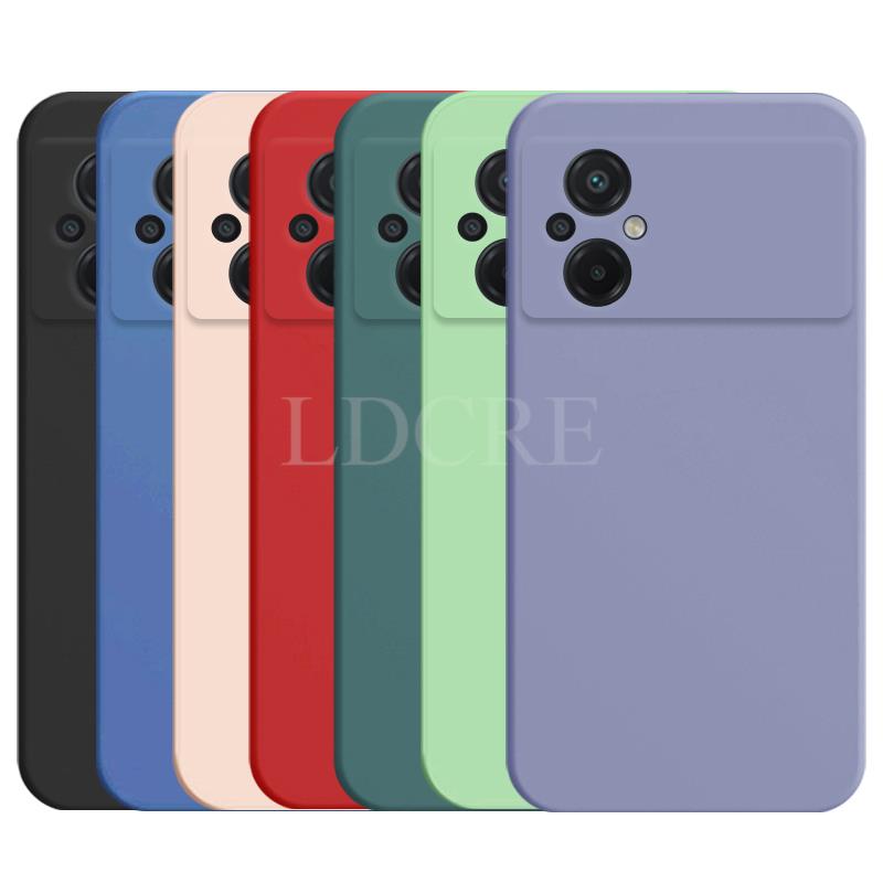 Voor Xiaomi POCO M5 Case Vloeibare Siliconen Coque Voor POCO M5 M5S F4 GT X3 GT M4 X4 Pro Cover TPU Fundas Beschermende Voor POCO M5 Case