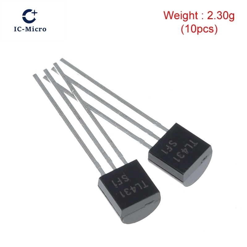 XCW 50 szt. TL431 TL431A Referencje Napięciowe 2.5-36V Regulowane Programowo