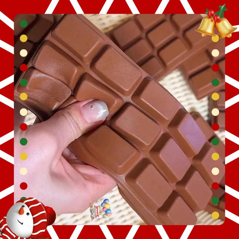 1PC Slow Rising Chocolate Squeeze Squishy Sensory Fidget for Stress Relief Anti-Anxiety Hand Relaxation Gift