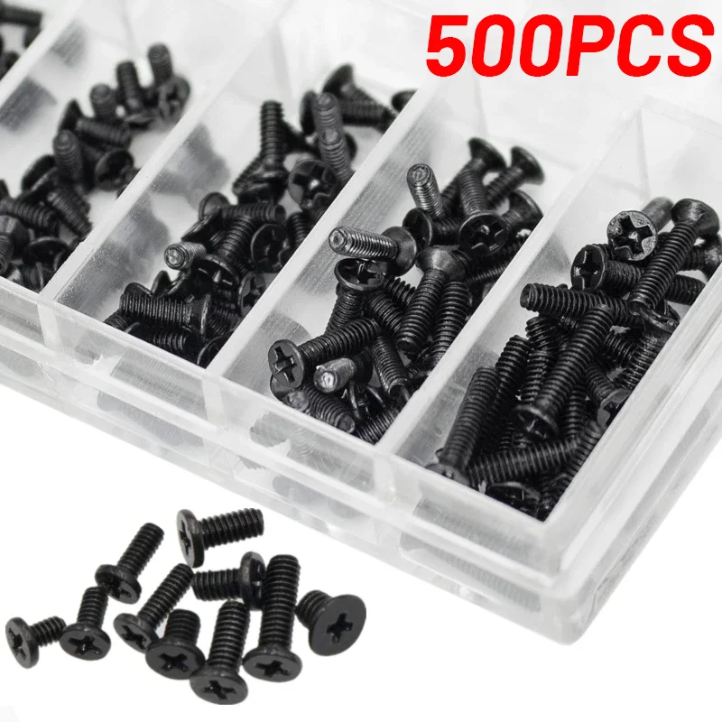 Kit de tornillos de reparación de ordenador portátil, 500 Uds., para Lenovo, Samsung, HP, IBM, disco duro SATA, tornillos para ordenador portátil