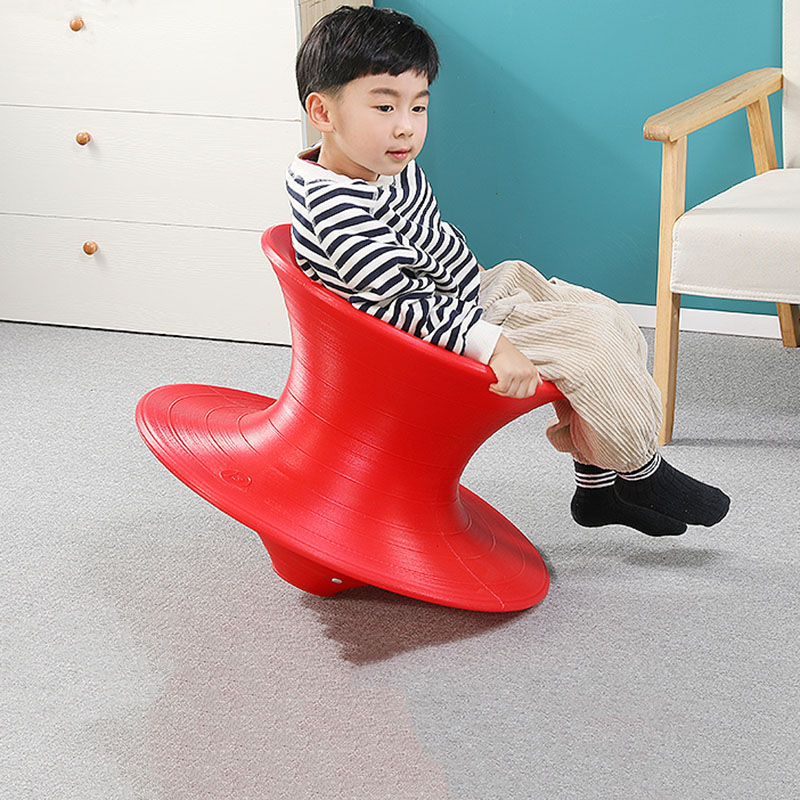 หมุน Gyro เก้าอี้ห้องนั่งเล่นเฟอร์นิเจอร์เก้าอี้เดี่ยวเด็ก Balance Sensory การฝึกอบรมเก้าอี้ Shopping Mall Leisure เก้าอี้