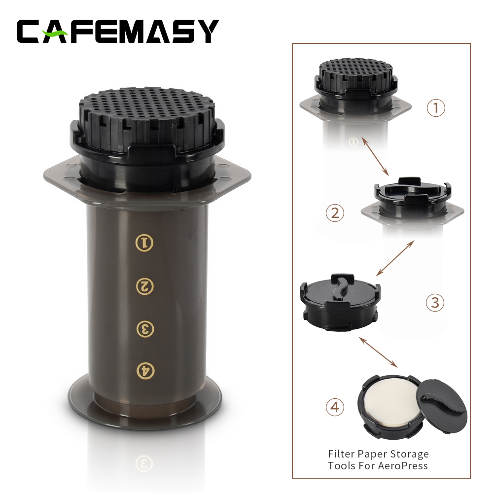 CAFEMASY Machine à café expresso Portable presse française outil Barista cafetière presse à Air Machine à café avec filtres pour AeroPress