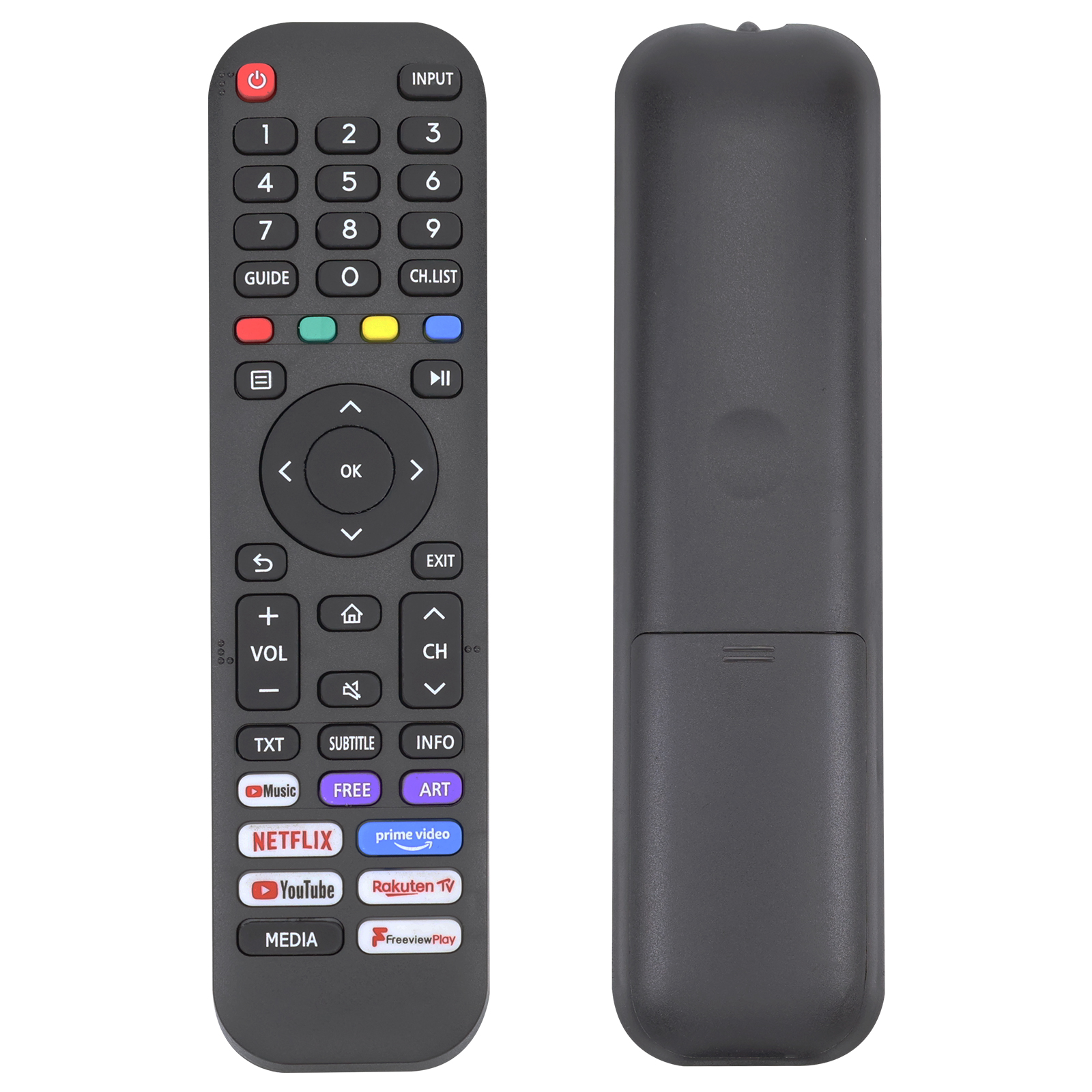 Télécommande universelle de remplacement pour Hisense TV 40A4HV 40A4070GMV 43H6G 43H77G 43V6G 43A60G 43A6070GMV 55H6G 55A6090GMV