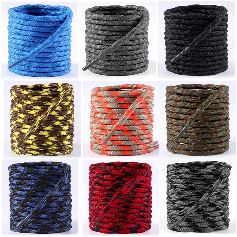 Cordones esféricos antideslizantes para exteriores, cordones redondos para zapatos, cestas, botas, cordones para zapatos, accesorios para zapatos de 100/120/140/160cm