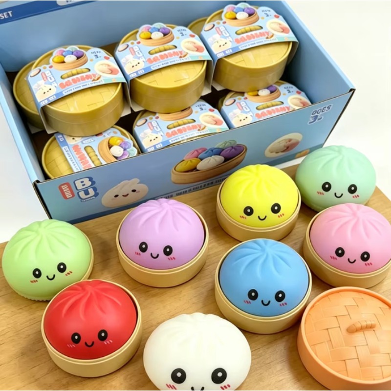 Luxuriöses, realistisches Baozi-Spielzeug, weich, sanft anfühlend, stressabbauend, angstreduzierend, weiches Quetschspielzeug für Erwachsene