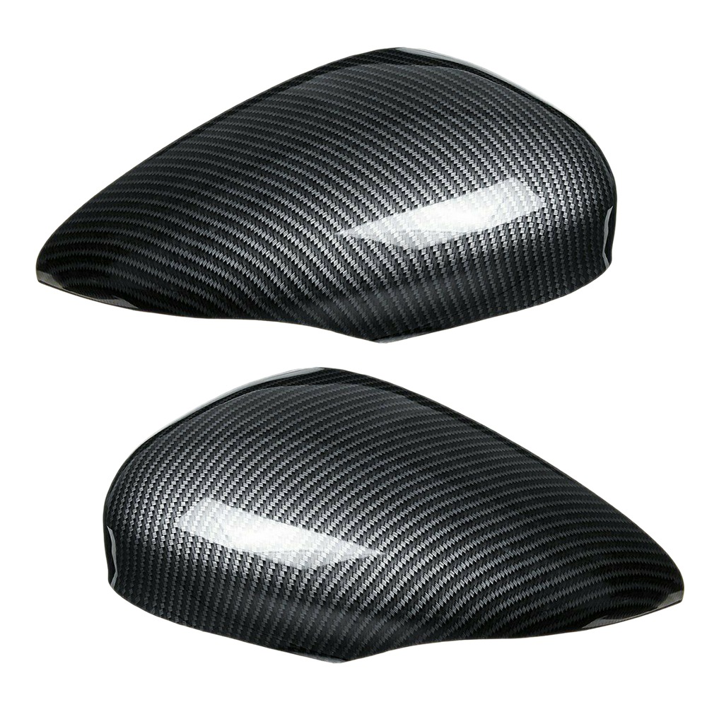 Cubierta de espejo retrovisor lateral de fibra de carbono, embellecedor para Ford Fiesta Mk7 2008 2009 2010 2011 2012 2013-2017