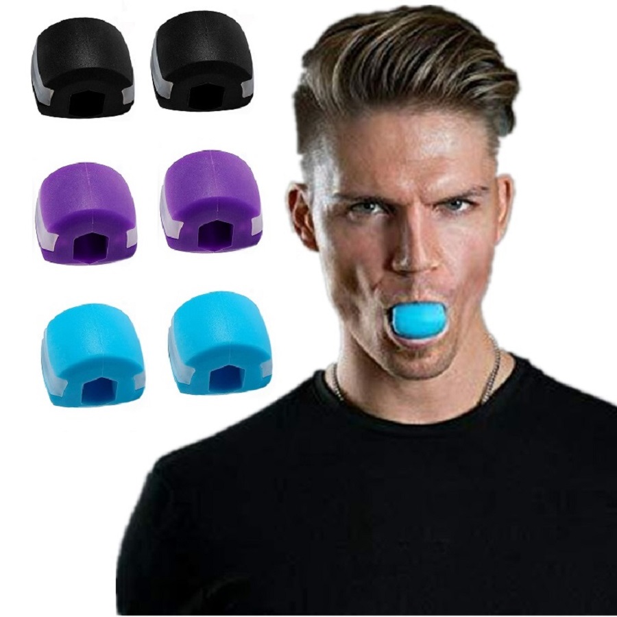 Silicagel Gezicht Fitness Bal Kaaktrainer Gezichtstoner Verminder Dubbele Kin Relax Bal Gym Fitness Training Kaaklijn Simulator