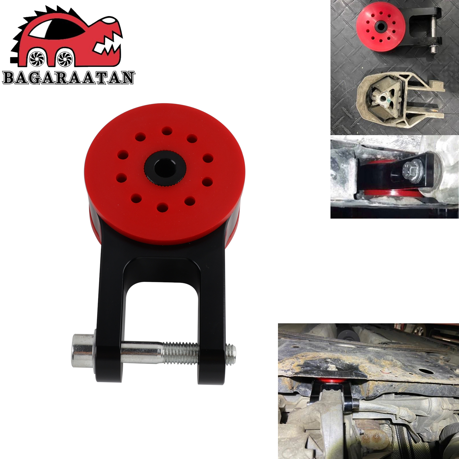 For Ford Focus ST/RS (MK3) For Mazda Speed3 07-13 Rear Motor Mounts Polyurethane Bushing