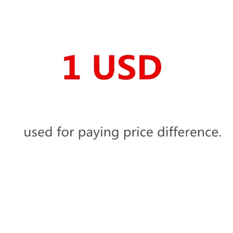 1 USD por tarifa de flete para pago adicional/costo de envío adicional Tarifa de flete de compensación en el pedido Enlace de flete de envío