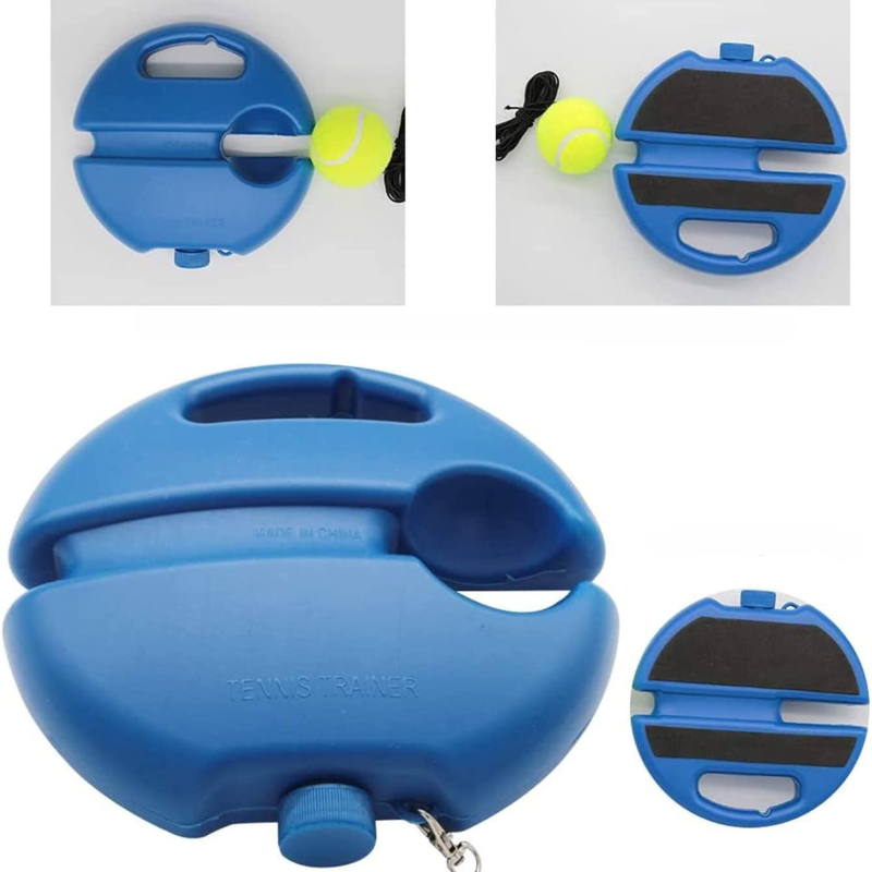 Tennistrainer Rebound Ball mit String Baseboard Selbststudium Tennis Dämpfer Trainingsgerät Übungsgeräte