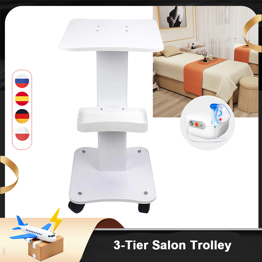 Beauty Extra Winkelwagen Salon Trolley Stand Rolling Cart Organizer Winkelwagen met Wiel Gemakkelijke Mobiliteit Tandheelkundige Schoonheidssalon Trolley Winkelwagen