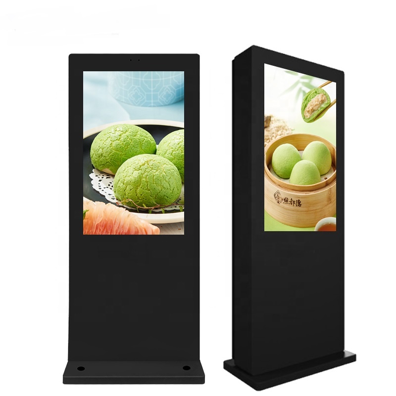 Quiosco Publicitario Android para Exteriores, Resistente al Agua, con Pantalla Táctil LCD Negra, Android 4 6 7 8 10 IP65 SDK, Quiosco de Venta