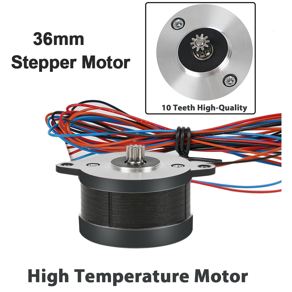 Nema14 36Mm Ronde Pannenkoekmotor 36sth20-1004hg 4 Lood Stappenmotor Voor Orbiter/Sherpa Mini Extruder Voron 2.4 Ender 3 Cr10 Deel