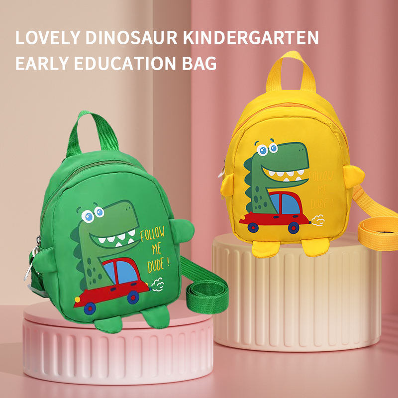 1 PCS Kids Cartoon Mini Dinossauro Mochila Anti Perdido Saco Jardim de Infância Mochila