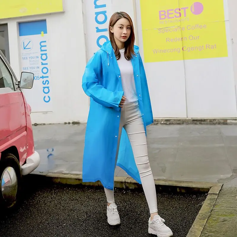 2025 Chubasquero impermeable para adultos, impermeables de moda para viajes, ropa ligera portátil para exteriores, Poncho reutilizable, suministros para la lluvia