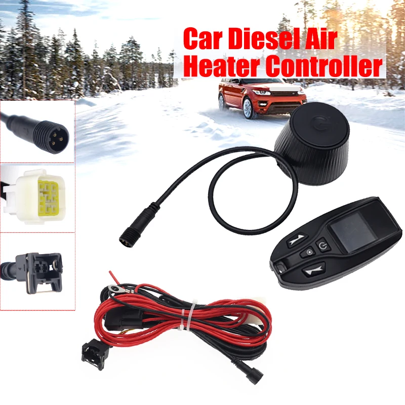 12V 24V Mobil Truk Air Heater Remote Control LCD Monitor Switch Parkir Pemanas Controller Thermostat untuk Diesel Heater dengan Memanfaatkan