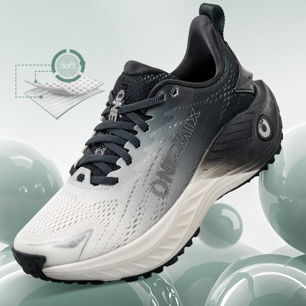 ONEMIX Casualowe buty do biegania Oddychające letnie buty do joggingu Męskie lekkie damskie buty gimnastyczne Outdoor Męskie buty sportowe z poduszką