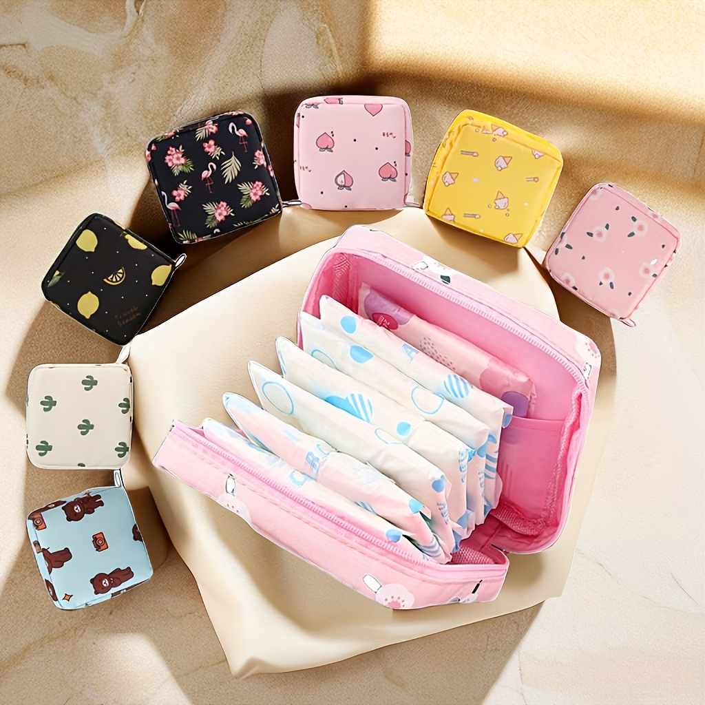 Impermeabile, grande capacità, borsa portaoggetti carina, portatile, adatta per riporre cosmetici, auricolari, cavi dati, sanitari
