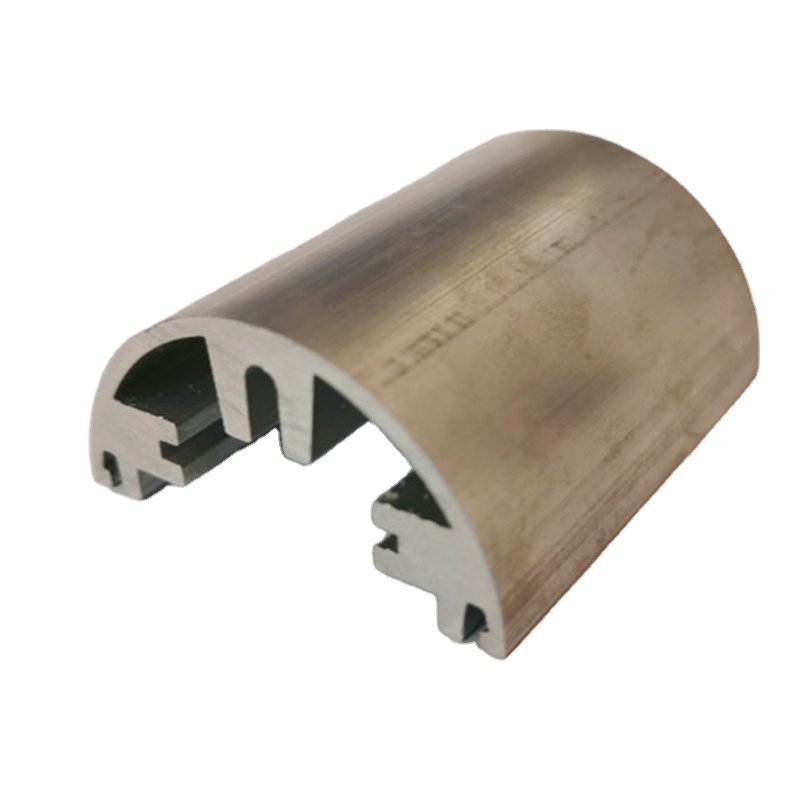 Perfil de aluminio de sección grande personalizado de fábrica de personalización para material de construcción de perfil de extrusión de aluminio de pared de cortina