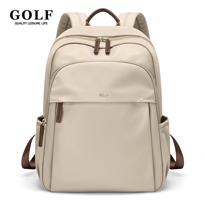 GOLF Laptoprugzak 15-inch Damesrugzakken Tassen Elegante nylon waterdichte rugzak met geheime zakken Anti-diefstal Hoge kwaliteit