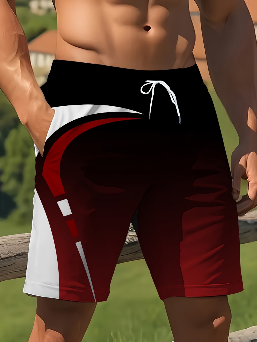 2026 Zomer Heren Casual Shorts Trekkoord Zakken Shorts Zwemmen Mannen Badpak Surfplank Jongen Broek Sport Gym Strand Kleding man
