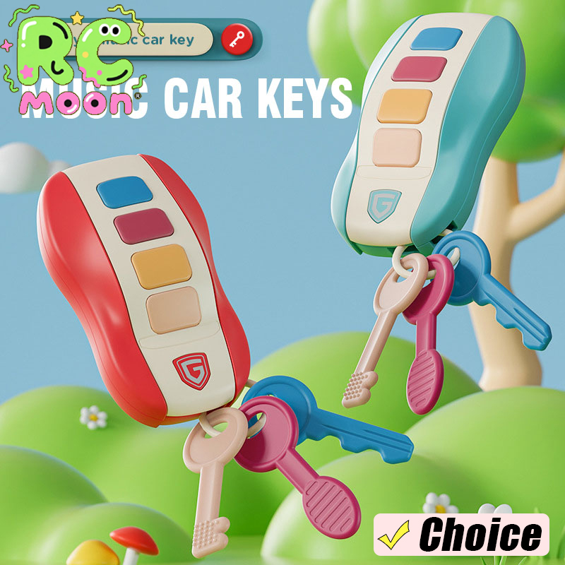 Lustige Baby Musical Auto Schlüssel Spielzeug Smart Remote Auto Stimmen Pretend Spielen Bildung Spielzeug Pädagogisches für Kinder Kleinkind Kleinkind Geschenke